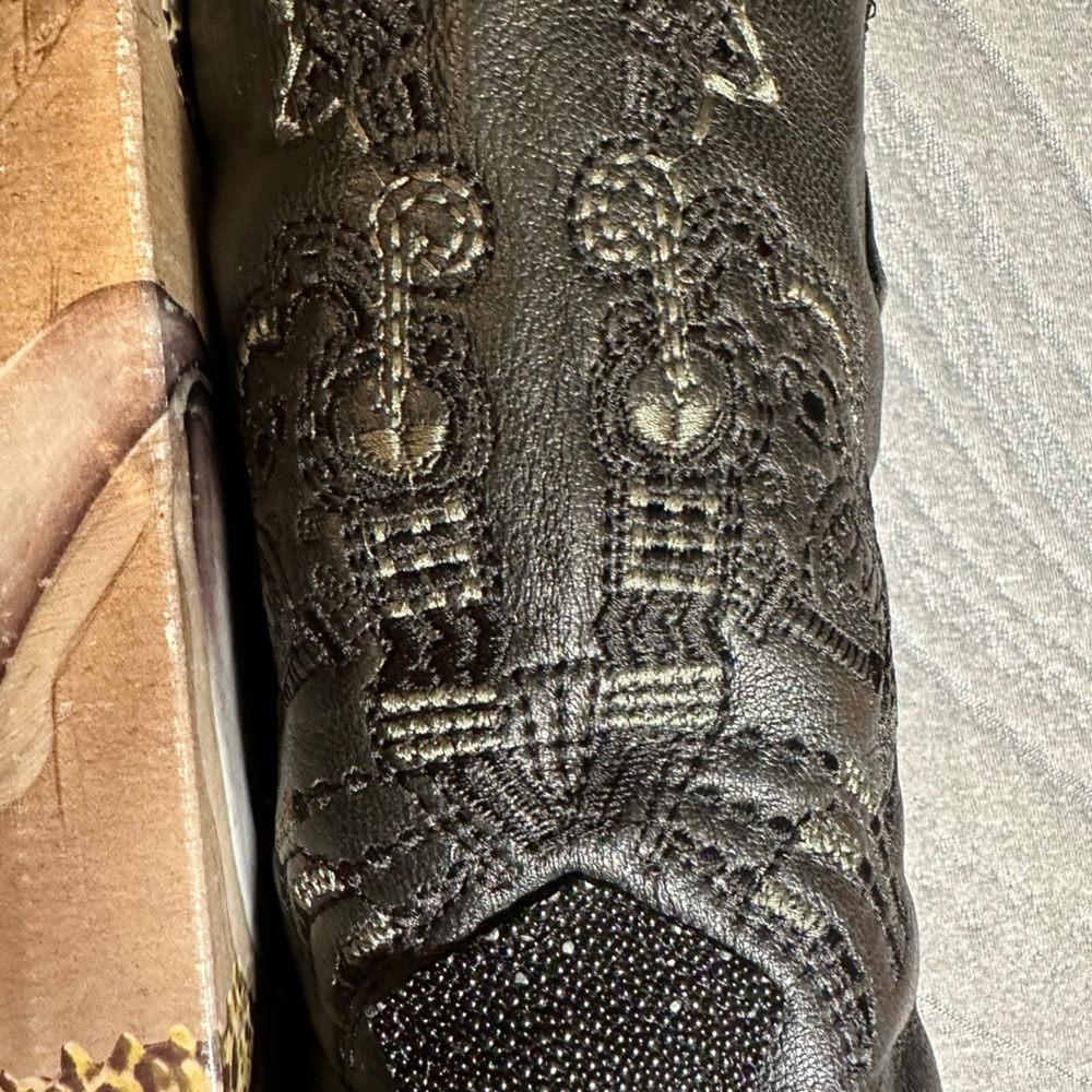These are out of my personal collection of boots Cuadra stingray boots and belt